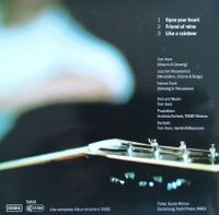 CD R&uuml;ckseite - Open your heart
